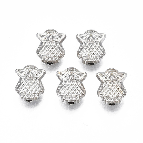 PandaHall CCB Plastic Beads, for DIY Jewelry Making, Owl, Platinum, 10x8x4mm, Hole: 1.4mm Plastic Owl
PandaHall CCB Plastic Beads, for DIY Jewelry Making, Owl, Platinum, 10x8x4mm, Hole: 1.4mm Plastic Owl