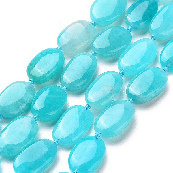 PandaHall Natural Amazonite Beads Strands, Oval, 16~21x10~12x4~6mm, Hole: 1mm, about 19~23pcs/strand, 15.94''(40.5cm) Amazonite Oval
PandaHall Natural Amazonite Beads Strands, Oval, 16~21x10~12x4~6mm, Hole: 1mm, about 19~23pcs/strand, 15.94''(40.5cm) Amazonite Oval