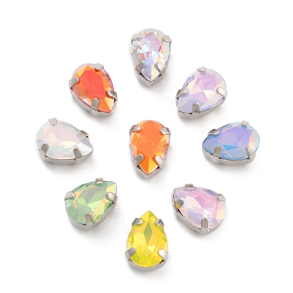 PandaHall Teardrop Opal Sew On Rhinestones, Multi-Strand Links, K9 Glass Rhinestone with Brass Prong Settings, Mixed Color, Platinum..., Multicolor
PandaHall Teardrop Opal Sew On Rhinestones, Multi-Strand Links, K9 Glass Rhinestone with Brass Prong Settings, Mixed Color, Platinum..., Multicolor