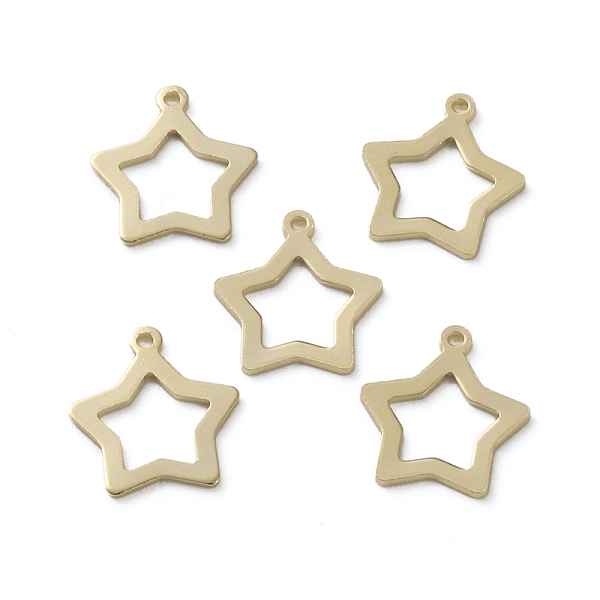 PandaHall Brass Charms, Long-Lasting Plated, Stars, Real 24K Gold Plated, 11.5x10.5x0.5mm, Hole: 0.9mm Brass Star
PandaHall Brass Charms, Long-Lasting Plated, Stars, Real 24K Gold Plated, 11.5x10.5x0.5mm, Hole: 0.9mm Brass Star