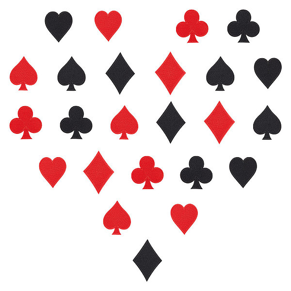 PandaHall GORGECRAFT 24Pcs 8 Style Spades Poker Iron on Patches Heart Spade Club Embroidered Applique Decoration Sew On Patch Custom for..., Multicolor
PandaHall GORGECRAFT 24Pcs 8 Style Spades Poker Iron on Patches Heart Spade Club Embroidered Applique Decoration Sew On Patch Custom for..., Multicolor