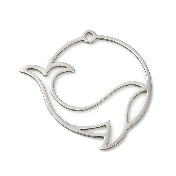 PandaHall 201 Stainless Steel Pendants, Flat Round with Whale, Stainless Steel Color, 28.5x29x1mm, Hole: 1.6mm 201 Stainless Steel Flat...
PandaHall 201 Stainless Steel Pendants, Flat Round with Whale, Stainless Steel Color, 28.5x29x1mm, Hole: 1.6mm 201 Stainless Steel Flat...