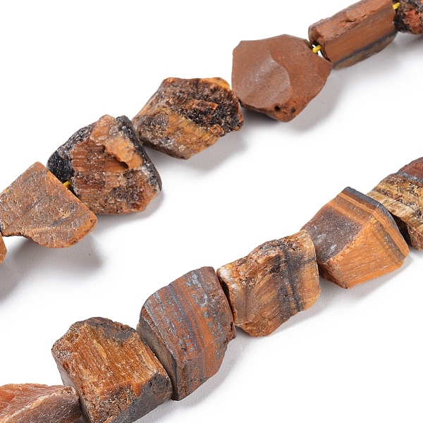 PandaHall Natural Tiger Eye Beads Strands, Rough Raw Stone, Nuggets, 11~25x11~20mm, Hole: 1.2mm, about 12~15pcs/strand, 7.48 inch~7.87 inch...
PandaHall Natural Tiger Eye Beads Strands, Rough Raw Stone, Nuggets, 11~25x11~20mm, Hole: 1.2mm, about 12~15pcs/strand, 7.48 inch~7.87 inch...