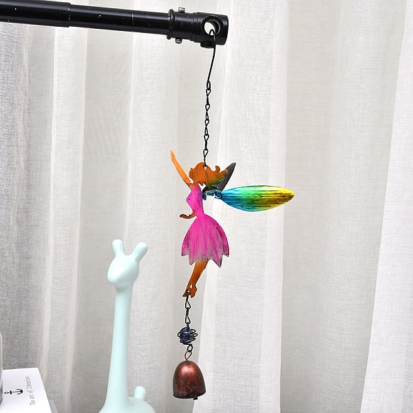 PandaHall Fairy Wind Chimes, with Bell, Glass and Iron Findings, for Home, Party, Festival Decor, Garden, Yard Decoration, Deep Pink...
PandaHall Fairy Wind Chimes, with Bell, Glass and Iron Findings, for Home, Party, Festival Decor, Garden, Yard Decoration, Deep Pink...