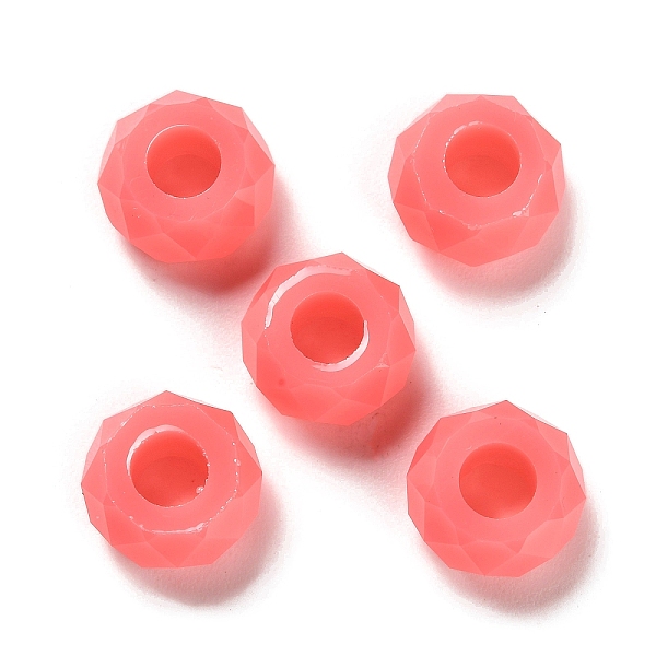 PandaHall Resin European Beads, Large Hole Beads, Faceted, Rondelle, Salmon, 13.5x8mm, Hole: 5.5mm Resin Rondelle Red
PandaHall Resin European Beads, Large Hole Beads, Faceted, Rondelle, Salmon, 13.5x8mm, Hole: 5.5mm Resin Rondelle Red