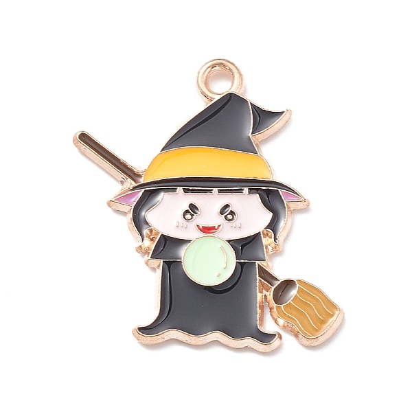 PandaHall Halloween Alloy Enamel Pendants, Golden, Witch, 25x23x1mm, Hole: 1.5mm Alloy+Enamel Witch Yellow
PandaHall Halloween Alloy Enamel Pendants, Golden, Witch, 25x23x1mm, Hole: 1.5mm Alloy+Enamel Witch Yellow