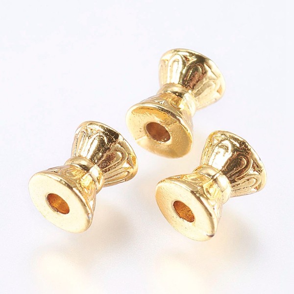 PandaHall Alloy Beads, Real 18K Gold Plated, Bicone, Golden, 7x6mm, Hole: 2mm Alloy Bicone
PandaHall Alloy Beads, Real 18K Gold Plated, Bicone, Golden, 7x6mm, Hole: 2mm Alloy Bicone
