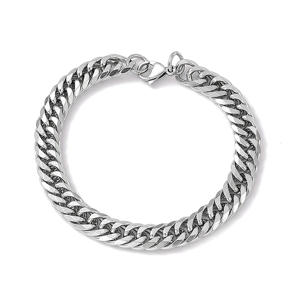 PandaHall 201 Stainless Steel Curb Chain Bracelet with 304 Stainless Steel Clasps for Men Women, Stainless Steel Color, 8-1/8 inch(20.5cm)...
PandaHall 201 Stainless Steel Curb Chain Bracelet with 304 Stainless Steel Clasps for Men Women, Stainless Steel Color, 8-1/8 inch(20.5cm)...