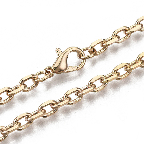 PandaHall Brass Cable Chains Necklace Making, with Brass Lobster Clasps, Unwelded, Real 18K Gold Plated, 18.3 inch(46.5cm) long, link...
PandaHall Brass Cable Chains Necklace Making, with Brass Lobster Clasps, Unwelded, Real 18K Gold Plated, 18.3 inch(46.5cm) long, link...