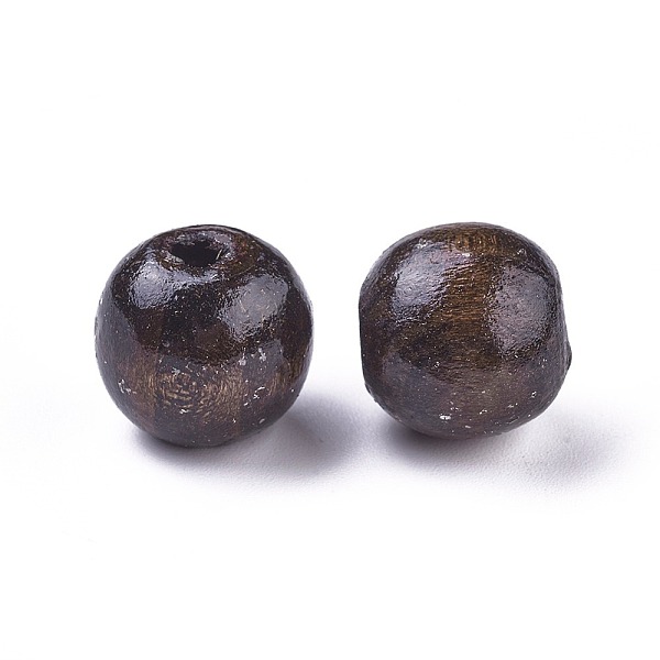 PandaHall Dyed Wood Beads, Round, Lead Free, Coconut Brown, 16x15mm, Hole: 4mm Wood Round Brown
PandaHall Dyed Wood Beads, Round, Lead Free, Coconut Brown, 16x15mm, Hole: 4mm Wood Round Brown