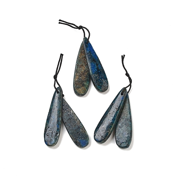 PandaHall Natural Kyanite/Cyanite/Disthene Pendants, for Jewelry Making, Dyed, Teardrop, 45~45.5x12~12.5x4~4.5mm, Hole: 1mm Kyanite Teardrop
PandaHall Natural Kyanite/Cyanite/Disthene Pendants, for Jewelry Making, Dyed, Teardrop, 45~45.5x12~12.5x4~4.5mm, Hole: 1mm Kyanite Teardrop