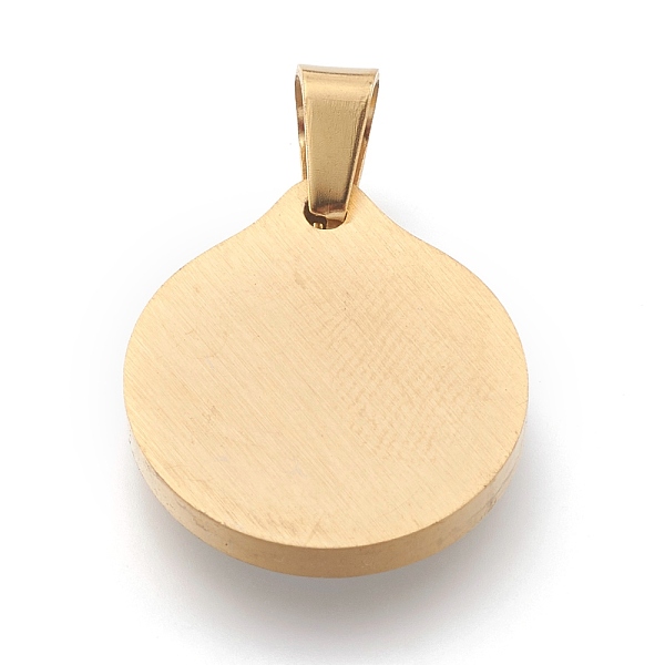 PandaHall 304 Stainless Steel Pendants, with Shell, Flat Round with Alphabet, Golden, Letter.X, 20.5x18x2.5mm, Hole: 7x4mm Stainless...
PandaHall 304 Stainless Steel Pendants, with Shell, Flat Round with Alphabet, Golden, Letter.X, 20.5x18x2.5mm, Hole: 7x4mm Stainless...
