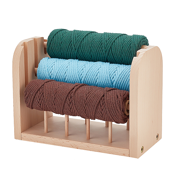 PandaHall 11 Spools Solid Wood Thread Rack, Detachable Yarn Thread Holder Organizer, BurlyWood, 20.5x10x15cm Wood Orange
PandaHall 11 Spools Solid Wood Thread Rack, Detachable Yarn Thread Holder Organizer, BurlyWood, 20.5x10x15cm Wood Orange