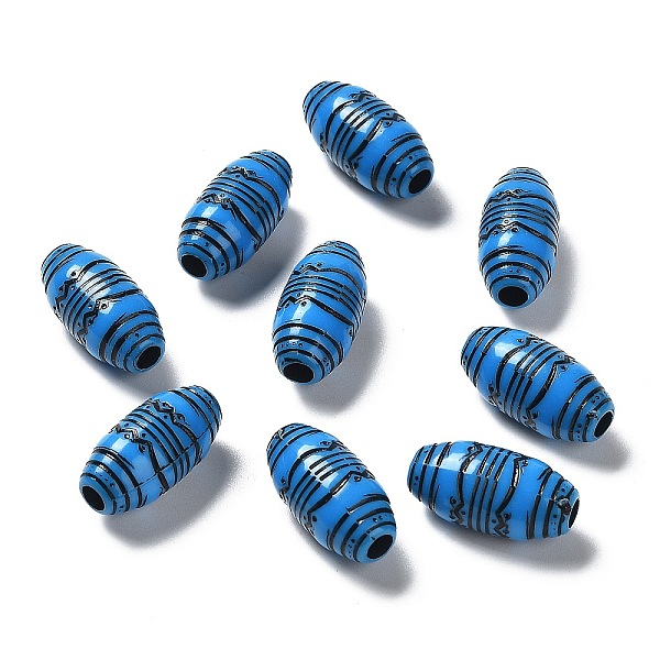 PandaHall Opaque Acrylic Beads, Craft Style, Oval, Dodger Blue, 19.5x9.5mm, Hole: 3.2mm, about 454pcs/500g Acrylic Oval
PandaHall Opaque Acrylic Beads, Craft Style, Oval, Dodger Blue, 19.5x9.5mm, Hole: 3.2mm, about 454pcs/500g Acrylic Oval