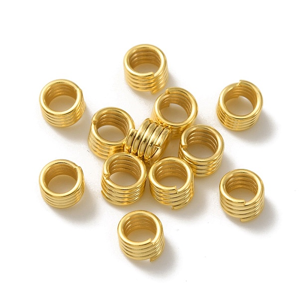 PandaHall Brass Split Rings, Lead Free & Cadmium Free, Quadruple Loops Jump Rings, Real 24K Gold Plated, 21 Gauge, 4.5x3.5mm, Inner Diameter...
PandaHall Brass Split Rings, Lead Free & Cadmium Free, Quadruple Loops Jump Rings, Real 24K Gold Plated, 21 Gauge, 4.5x3.5mm, Inner Diameter...