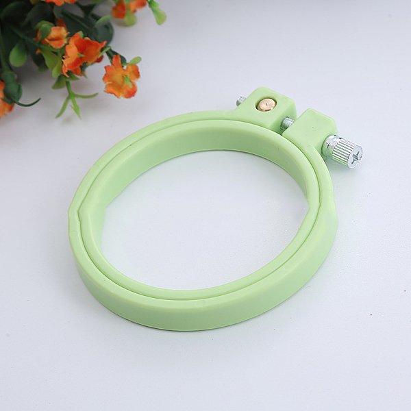 PandaHall Adjustable ABS Plastic Flat Round Embroidery Hoops, Embroidery Circle Cross Stitch Hoops, for Sewing, Needlework and DIY...
PandaHall Adjustable ABS Plastic Flat Round Embroidery Hoops, Embroidery Circle Cross Stitch Hoops, for Sewing, Needlework and DIY...