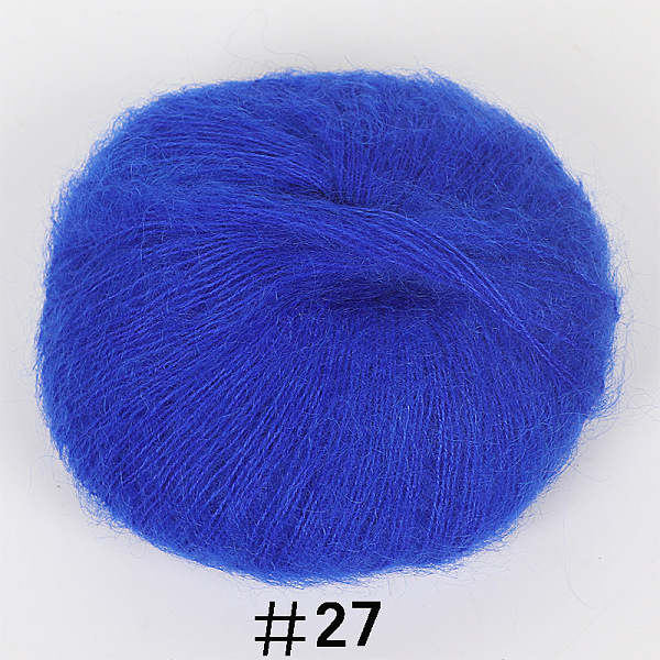 PandaHall 25g Angora Mohair Wool Knitting Yarn, for Shawl Scarf Doll Crochet Supplies, Royal Blue, 1mm Angora
PandaHall 25g Angora Mohair Wool Knitting Yarn, for Shawl Scarf Doll Crochet Supplies, Royal Blue, 1mm Angora