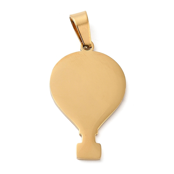 PandaHall Ion Plating(IP) 304 Stainless Steel Pendants, Stamping Blank Tag, Hot Air Balloon Charm, Golden, 28.5x17.5x1mm, Hole: 6.5x4mm 304...
PandaHall Ion Plating(IP) 304 Stainless Steel Pendants, Stamping Blank Tag, Hot Air Balloon Charm, Golden, 28.5x17.5x1mm, Hole: 6.5x4mm 304...