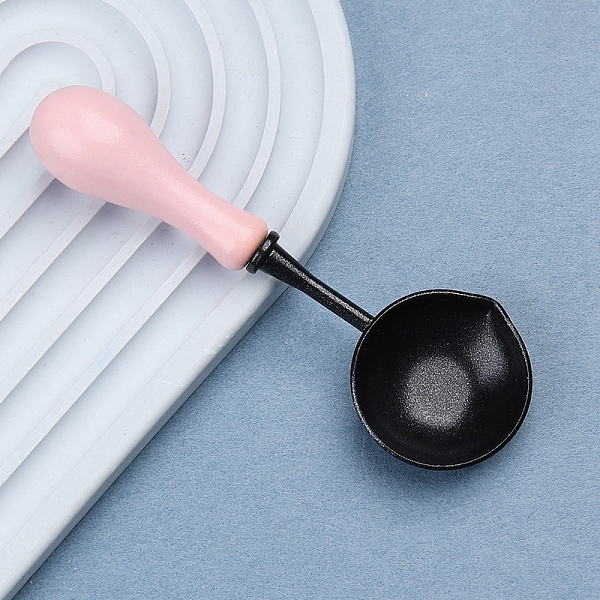 PandaHall Alloy Sealing Wax Spoons, with Wood Handle, Stamp Heating Tool, Pink, 104x35mm Alloy Pink
PandaHall Alloy Sealing Wax Spoons, with Wood Handle, Stamp Heating Tool, Pink, 104x35mm Alloy Pink