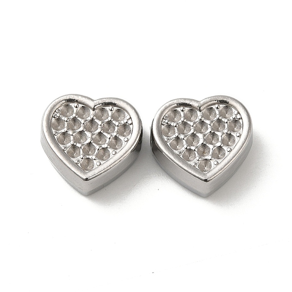 PandaHall 304 Stainless Steel Beads, Heart, Stainless Steel Color, 13x13.5x6mm, Hole: 2.2mm 304 Stainless Steel Heart
PandaHall 304 Stainless Steel Beads, Heart, Stainless Steel Color, 13x13.5x6mm, Hole: 2.2mm 304 Stainless Steel Heart