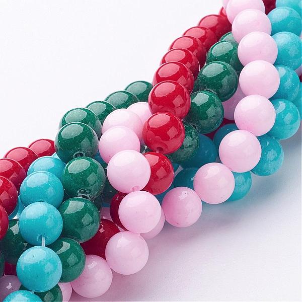 PandaHall Natural Mashan Jade Round Beads Strands, Dyed, Mixed Color, 8mm, Hole: 1mm, about 51pcs/strand, 15.7 inch Mashan Jade Round..., Multicolor
PandaHall Natural Mashan Jade Round Beads Strands, Dyed, Mixed Color, 8mm, Hole: 1mm, about 51pcs/strand, 15.7 inch Mashan Jade Round..., Multicolor