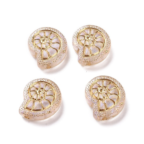 PandaHall Plating Transparent Acrylic Beads, Golden Metal Enlaced, Conch, Clear, 18x15.5x5mm, Hole: 1.6mm, 457pcs/500g Acrylic Others Clear
PandaHall Plating Transparent Acrylic Beads, Golden Metal Enlaced, Conch, Clear, 18x15.5x5mm, Hole: 1.6mm, 457pcs/500g Acrylic Others Clear
