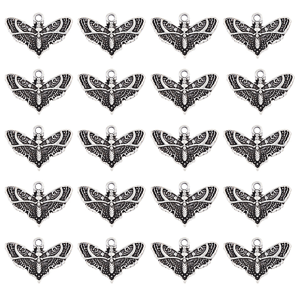 PandaHall DICOSMETIC 80Pcs Tibetan Style Alloy Pendants, Cadmium Free & Lead Free, Butterfly Charms, Antique Silver, 13.5x20x2mm, Hole...
PandaHall DICOSMETIC 80Pcs Tibetan Style Alloy Pendants, Cadmium Free & Lead Free, Butterfly Charms, Antique Silver, 13.5x20x2mm, Hole...