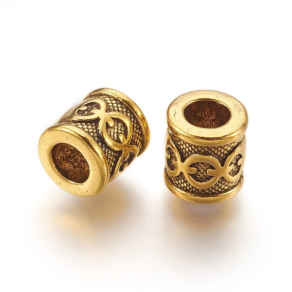 PandaHall Tibetan Style Spacer Beads, Lead Free & Cadmium Free, Tube, Antique Golden Color, Size: about 10mm in diameter, 10mm thick, hole...
PandaHall Tibetan Style Spacer Beads, Lead Free & Cadmium Free, Tube, Antique Golden Color, Size: about 10mm in diameter, 10mm thick, hole...