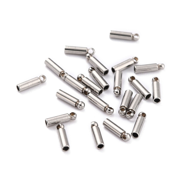 PandaHall 304 Stainless Steel Cord Ends, End Caps, Stainless Steel Color, 7.5x2mm, Hole: 0.8mm, Inner Diameter: 1.2mm 304 Stainless Steel
PandaHall 304 Stainless Steel Cord Ends, End Caps, Stainless Steel Color, 7.5x2mm, Hole: 0.8mm, Inner Diameter: 1.2mm 304 Stainless Steel