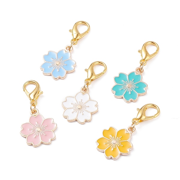 PandaHall Alloy Enamel Pendants Decoration, with Zinc Alloy Lobster Claw Clasps, Flower, Mixed Color, 38mm Alloy Flower Multicolor
PandaHall Alloy Enamel Pendants Decoration, with Zinc Alloy Lobster Claw Clasps, Flower, Mixed Color, 38mm Alloy Flower Multicolor
