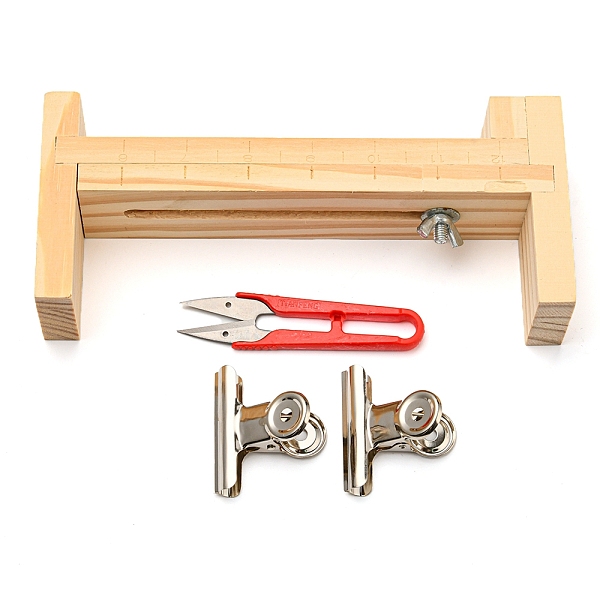 PandaHall Wooden Bracelet Webbing Retainer Knitting Tool, Cord Fixator, including Iron Clips and Scissor, PapayaWhip, 21.2x4.5x8.7cm Wood..., Orange
PandaHall Wooden Bracelet Webbing Retainer Knitting Tool, Cord Fixator, including Iron Clips and Scissor, PapayaWhip, 21.2x4.5x8.7cm Wood..., Orange