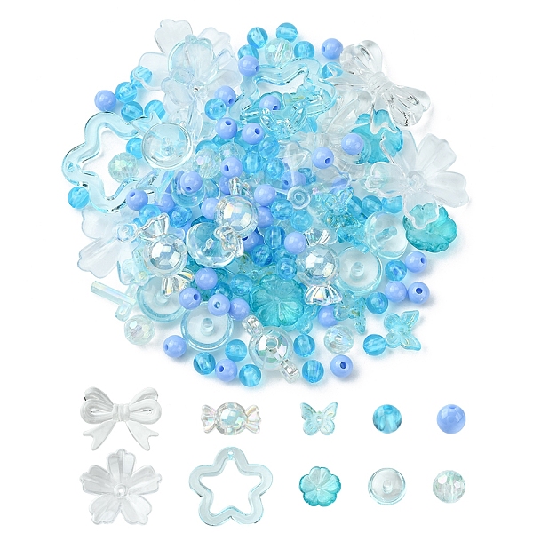 PandaHall DIY Jewelry Making Finding Kit, Including Flower & Round & Flat Round & Candy Glass & Acrylic & Plastic Beads, Butterfly Glass...
PandaHall DIY Jewelry Making Finding Kit, Including Flower & Round & Flat Round & Candy Glass & Acrylic & Plastic Beads, Butterfly Glass...