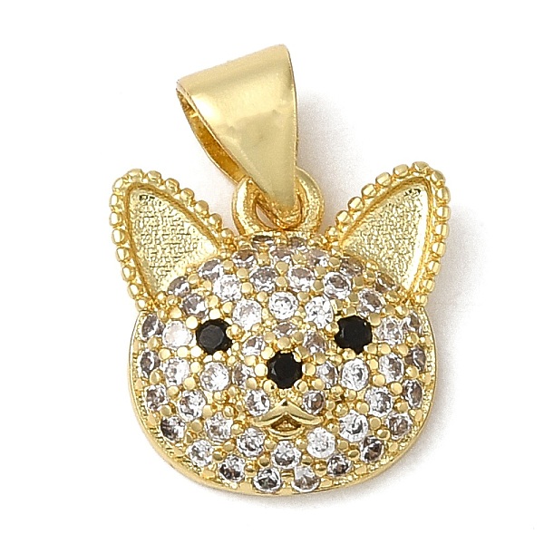 PandaHall Rack Plating Brass Pendants, with Cubic Zirconia, Lead Free & Cadmium Free, Cat Shape, Real 18K Gold Plated, 11.5x11.5x4mm, Hole..., Clear
PandaHall Rack Plating Brass Pendants, with Cubic Zirconia, Lead Free & Cadmium Free, Cat Shape, Real 18K Gold Plated, 11.5x11.5x4mm, Hole..., Clear