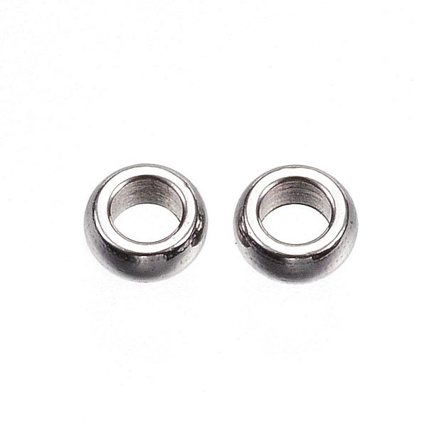 PandaHall 201 Stainless Steel Spacer Beads, Ring, Stainless Steel Color, 3.5x1.5mm, Hole: 2mm 201 Stainless Steel Ring
PandaHall 201 Stainless Steel Spacer Beads, Ring, Stainless Steel Color, 3.5x1.5mm, Hole: 2mm 201 Stainless Steel Ring