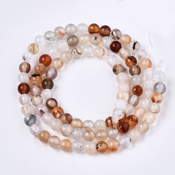 PandaHall Natural Flower Agate Beads Strands, Round, 4mm, Hole: 0.5mm, about 91~95pcs/strand, 14.57 inch~15.35 inch(37~39cm) Flower Agate...
PandaHall Natural Flower Agate Beads Strands, Round, 4mm, Hole: 0.5mm, about 91~95pcs/strand, 14.57 inch~15.35 inch(37~39cm) Flower Agate...