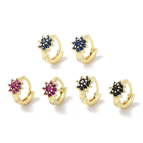 PandaHall Brass Pave Cubic Zirconia Hoop Earrings, Flower Earrings for Women, Real 18K Gold Plated, Mixed Color, 10x7mm Cubic Zirconia..., Multicolor
PandaHall Brass Pave Cubic Zirconia Hoop Earrings, Flower Earrings for Women, Real 18K Gold Plated, Mixed Color, 10x7mm Cubic Zirconia..., Multicolor