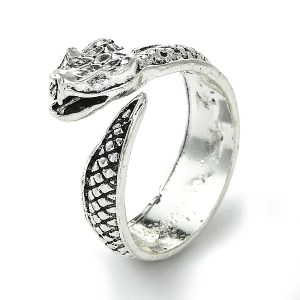 PandaHall Snake Alloy Open Cuff Rings, Lead Free & Cadmium Free, Antique Silver, 7mm, Inner Diameter: 20mm Alloy Snake
PandaHall Snake Alloy Open Cuff Rings, Lead Free & Cadmium Free, Antique Silver, 7mm, Inner Diameter: 20mm Alloy Snake