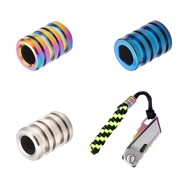 PandaHall 3 Pcs Lanyard Beads Paracord Bracelet Beads, Groove Column European Beads Titanium Alloy Loose Spacer Beads for Jewelry EDC...
PandaHall 3 Pcs Lanyard Beads Paracord Bracelet Beads, Groove Column European Beads Titanium Alloy Loose Spacer Beads for Jewelry EDC...