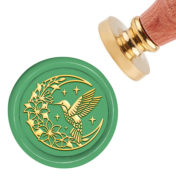 PandaHall CRASPIRE Wax Seal Stamp Hummingbird and the Moon Sealing Wax Stamps 30mm Removable Brass Head Sealing Stamp with Wooden Handle for...
PandaHall CRASPIRE Wax Seal Stamp Hummingbird and the Moon Sealing Wax Stamps 30mm Removable Brass Head Sealing Stamp with Wooden Handle for...