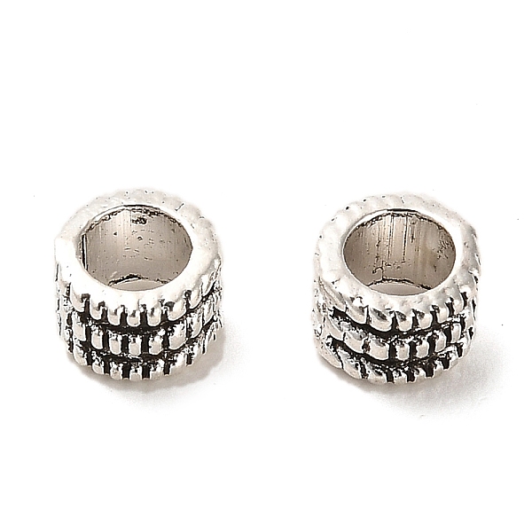 PandaHall Tibetan Style Alloy European Beads, Large Hole Beads, Cadmium Free & Lead Free, Column, Antique Silver, 6x4mm, Hole: 4mm Alloy...
PandaHall Tibetan Style Alloy European Beads, Large Hole Beads, Cadmium Free & Lead Free, Column, Antique Silver, 6x4mm, Hole: 4mm Alloy...