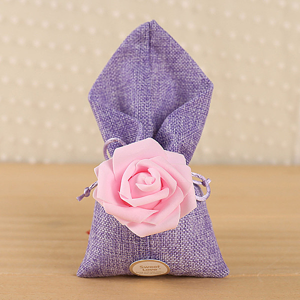 PandaHall Polyester Ramie Blended Yarn Jewelry Drawstring Gift Bags, Wedding Favor Candy Bags, Rose, Medium Purple, 17.8~18x9.5~9.7x0.2cm...
PandaHall Polyester Ramie Blended Yarn Jewelry Drawstring Gift Bags, Wedding Favor Candy Bags, Rose, Medium Purple, 17.8~18x9.5~9.7x0.2cm...