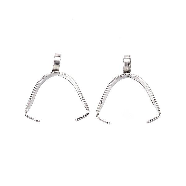 PandaHall 201 Stainless Steel Ice Pick Pinch Bails, Stainless Steel Color, 12x10x3.5mm, Hole: 2.5mm 201 Stainless Steel
PandaHall 201 Stainless Steel Ice Pick Pinch Bails, Stainless Steel Color, 12x10x3.5mm, Hole: 2.5mm 201 Stainless Steel
