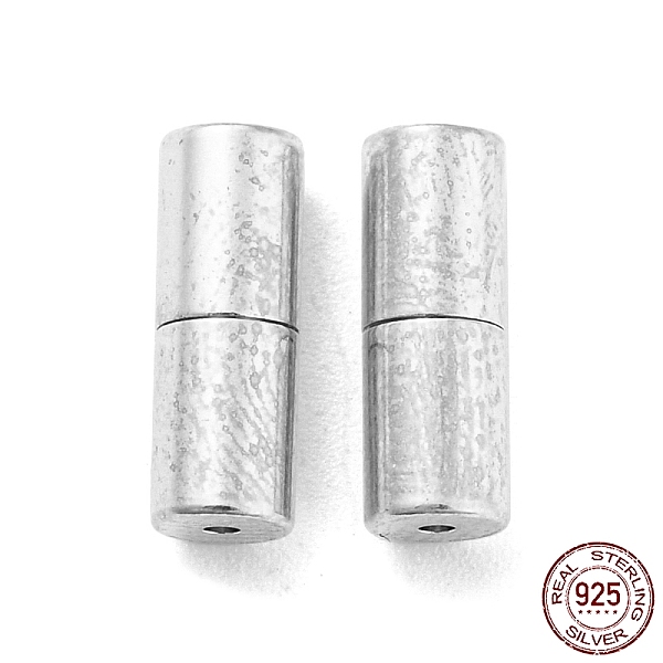 PandaHall 925 Sterling Silver Screw Clasps, Column, Silver, 11x4mm, Hole: 1mm Sterling Silver
PandaHall 925 Sterling Silver Screw Clasps, Column, Silver, 11x4mm, Hole: 1mm Sterling Silver