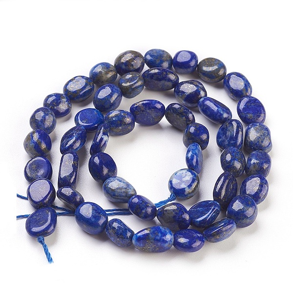 PandaHall Natural Lapis Lazuli Beads Strands, Nuggets, 6~12x6~8mm, Hole: 0.5mm, about 47pcs/strand, 15.7 inch(40cm) Lapis Lazuli Nuggets..., Blue
PandaHall Natural Lapis Lazuli Beads Strands, Nuggets, 6~12x6~8mm, Hole: 0.5mm, about 47pcs/strand, 15.7 inch(40cm) Lapis Lazuli Nuggets..., Blue
