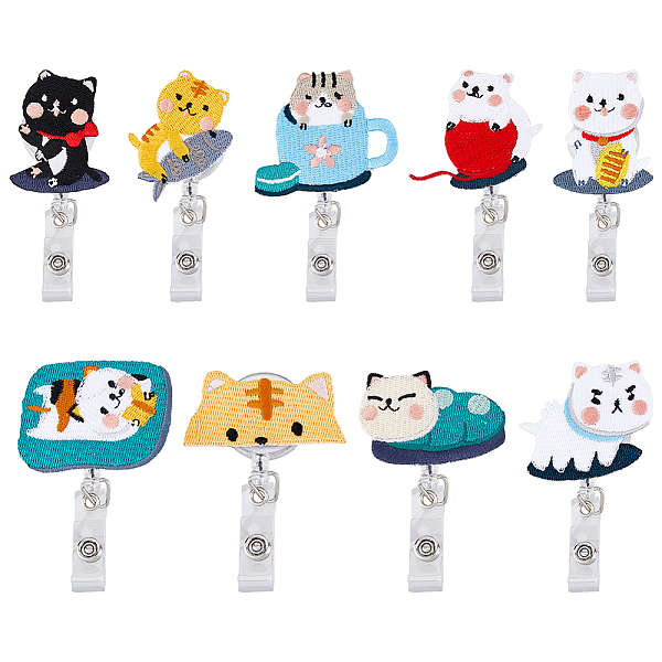 PandaHall SUPERFINDINGS 1 Set Cat & Tiger Theme Badge Reels, Polyester & ABS Plastic Retractable Badge Holder, Mixed Color, 115~134mm..., Multicolor
PandaHall SUPERFINDINGS 1 Set Cat & Tiger Theme Badge Reels, Polyester & ABS Plastic Retractable Badge Holder, Mixed Color, 115~134mm..., Multicolor