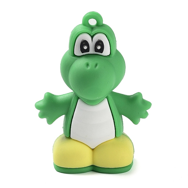 PandaHall PVC Plastic Big Pendants, Dinosaur, Green, 55x40x26.5mm, Hole: 3mm Plastic Dinosaur Green
PandaHall PVC Plastic Big Pendants, Dinosaur, Green, 55x40x26.5mm, Hole: 3mm Plastic Dinosaur Green