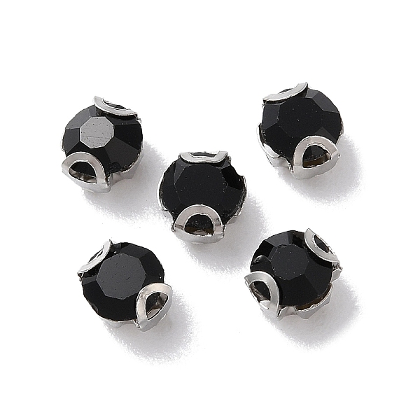 PandaHall Round Sew on Rhinestone, Multi-strand Links, Glass Rhinestone, with Stainless Steel Prong Settings, Garments Accessories, Faceted..., Black
PandaHall Round Sew on Rhinestone, Multi-strand Links, Glass Rhinestone, with Stainless Steel Prong Settings, Garments Accessories, Faceted..., Black
