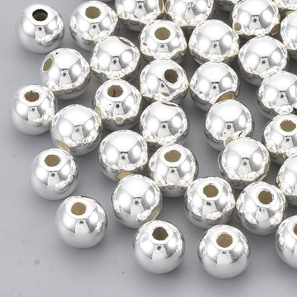 PandaHall CCB Plastic Beads, Round, Silver Color Plated, 5.5~6x5mm, Hole: 1.8mm, about 4280pcs/500g Plastic Round
PandaHall CCB Plastic Beads, Round, Silver Color Plated, 5.5~6x5mm, Hole: 1.8mm, about 4280pcs/500g Plastic Round