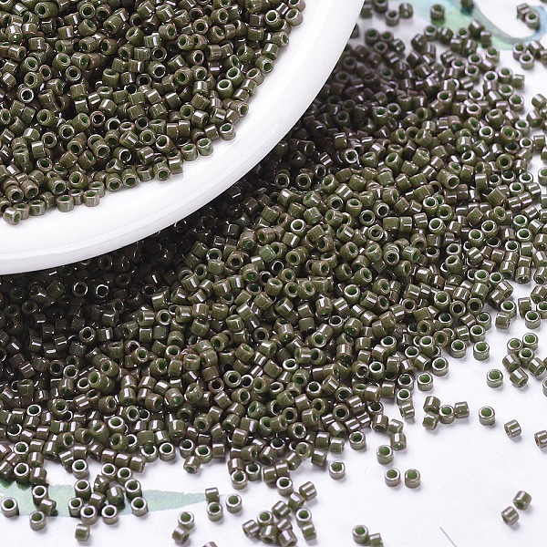 PandaHall MIYUKI Delica Beads, Cylinder, Japanese Seed Beads, 11/0, (DB0657) Dyed Opaque Olive Drab, 1.3x1.6mm, Hole: 0.8mm, about..., Green
PandaHall MIYUKI Delica Beads, Cylinder, Japanese Seed Beads, 11/0, (DB0657) Dyed Opaque Olive Drab, 1.3x1.6mm, Hole: 0.8mm, about..., Green
