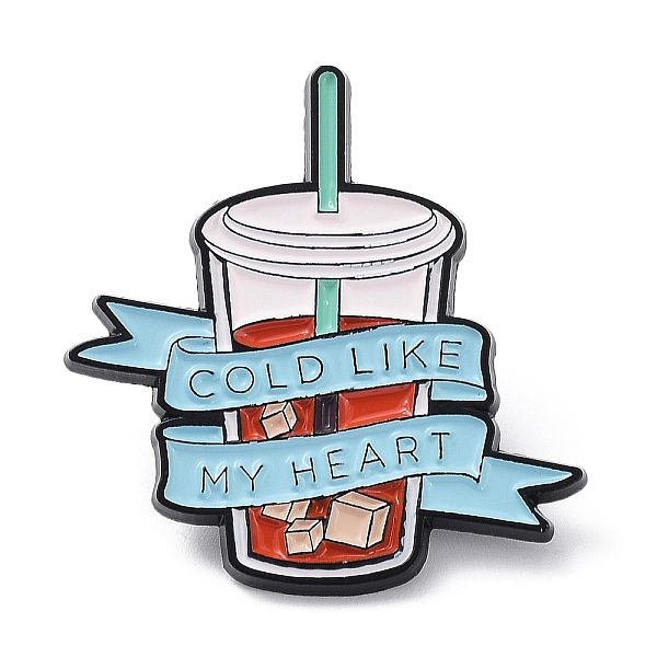 PandaHall Drink Theme Word Cold Like My Heart Cartoon Enamel Pin, Electrophoresis Black Zinc Alloy Brooch for Jacket Backpack, Colorful...
PandaHall Drink Theme Word Cold Like My Heart Cartoon Enamel Pin, Electrophoresis Black Zinc Alloy Brooch for Jacket Backpack, Colorful...
